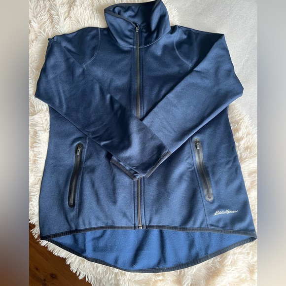 🔷 EDDIE BAUER Zip Up Soft-shell Jacket - Picture 12 of 13